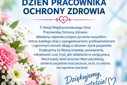 1 października Międzynarodowy Dzień Pracownika Ochrony Zdrowia