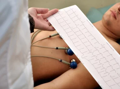 EKG przed wizytą w Poradni Anestezjologicznej