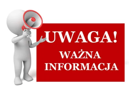 UWAGA WAŻNY KOMUNIKAT