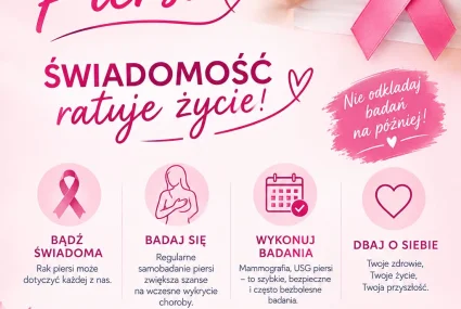 15 października Europejski Dzień Walki z Rakiem Piersi