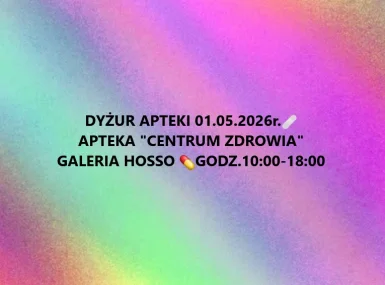 Dyżur Apteki 01.05.2026