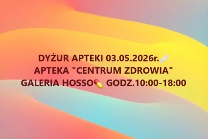 Dyżur Apteki 03.05.2026